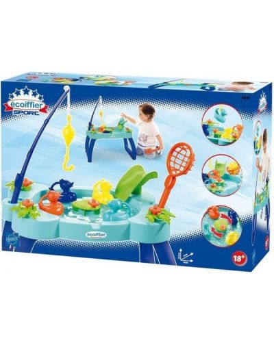 Детска играчка Ecoiffier  - Маса за риболов, с активности - 2