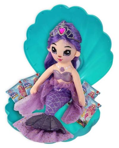 Детска играчка AM-AV - Кукла русалка принцеса, Изненада в мида, асортимент - 2
