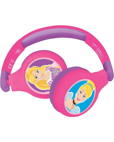 Детски слушалки Lexibook - Princesses HPBT010DP, безжични, розови - 2