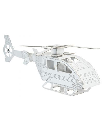 Детски комплект GОТ - Хеликоптер за сглобяване и оцветяване - 2