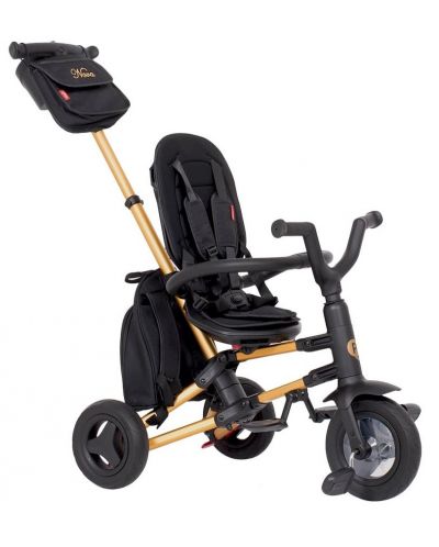 Детска триколка QPlay - Nova, Air Wheels, Golden/Black - 4