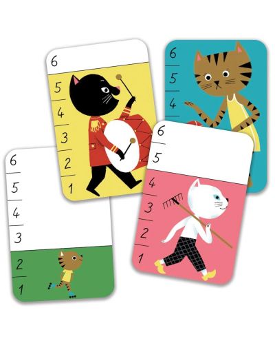 Детска игра с карти Djeco - Bata Miaou - 3