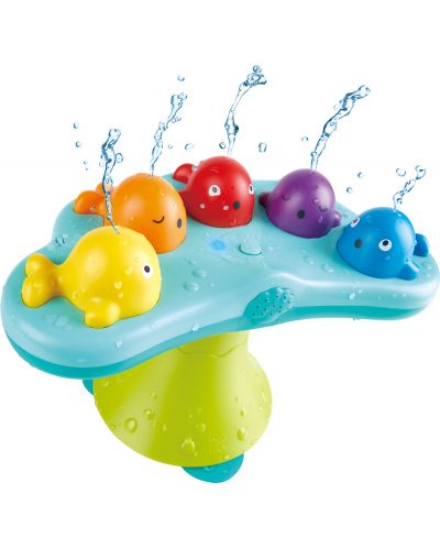 Детска играчка HaPe International - Музикален фонтан с разноцветни китове - 2