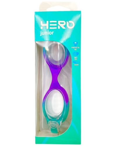 Детски очила за плуване HERO - Kido, лилави/сини - 3