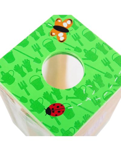 Детска играчка Bigjigs - Кутия за буболечки, пеперуди, насекоми - 4