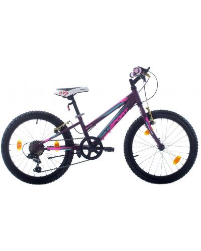 Детски велосипед BIKE SPORT - Viky 20"x 240, тъмнолилав - 1