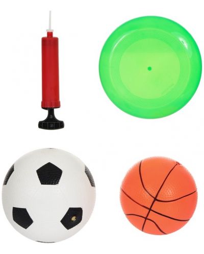 Детски комплект 3 в 1 GT - Футбол, баскетбол и фризби - 5