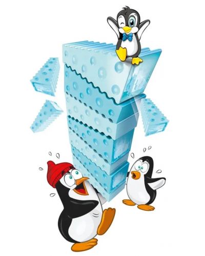 Детска игра за баланс с пингвини Kingso - Ледена кула - 2