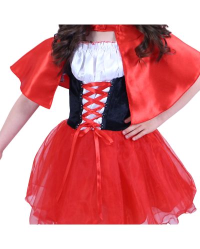 Детски карнавален костюм Rappa - Червената шапчица, 3 части, S (80-90 cm) - 3