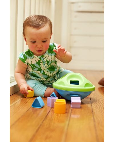 Детска играчка Green Toys - Сортер, с 8 формички - 5