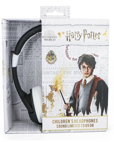 Детски слушалки OTL Technologies - Harry Potter Hogwarts, черни - 5