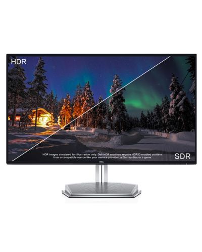 Dell S2718H, 27" Wide LED, IPS Anti-Glare, InfinityEdge, AMD Free Sync, HDR, FullHD 1920x1080, 6ms, 1000:1, 8000000:1 DCR, 250 cd/m2, VGA, HDMI, Speakers, Black&Silver - 3