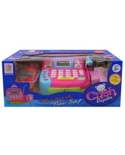 Детски комплект Raya Toys - Касов апарат на батерии - 3