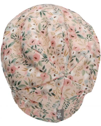Детска шапка за момиче Sterntaler - С принт на цветя, 55 см, 4-6 г - 3
