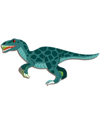 Детска магнитна книга Janod - Динозаври, 50 части - 5