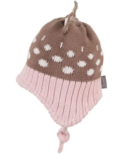 Детска плетена шапка Sterntaler - Коте, 45 cm, 6-9 м - 3