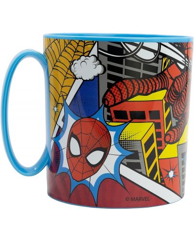 Детска чаша за микровълнова Stor Spider-Man - Midnight Flyer, 350 ml - 2