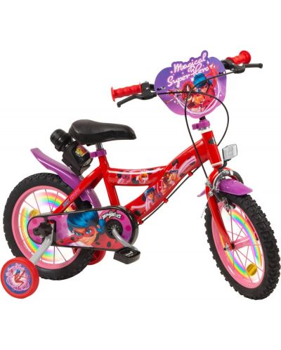 Детски велосипед Toimsa - Miraculous, лилав, 14'' - 1