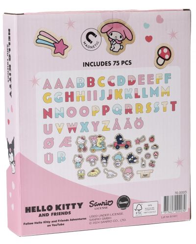 Детски образователен комплект Micki - Hello Kitty, 75 части - 5