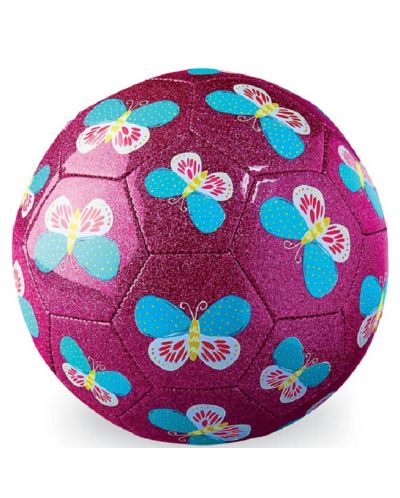 Детска футболна топка Crocodile Creek - Пеперуди, 18 cm - 1