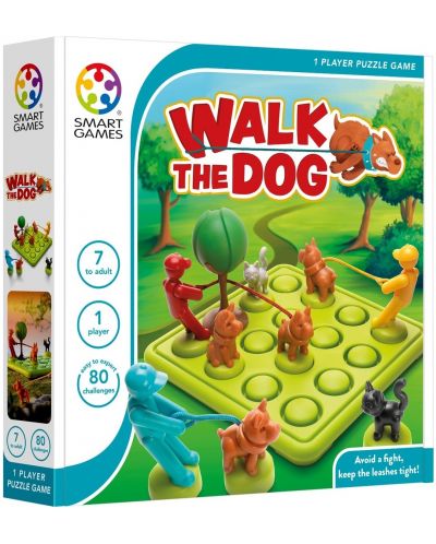Детска логическа игра Smart Games - Разходи кучето - 1