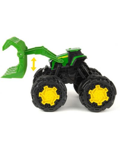 Детска играчка Tomy John Deere - Трактор, с чудовищни гуми - 2