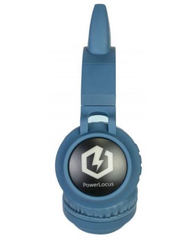 Детски слушалки PowerLocus - Buddy Ears, безжични, сини - 5
