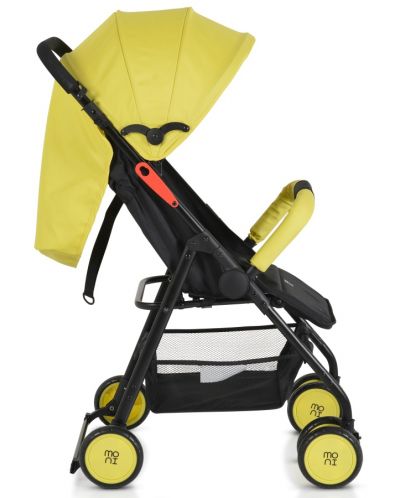 Детска лятна количка Moni - Capri, жълта - 4