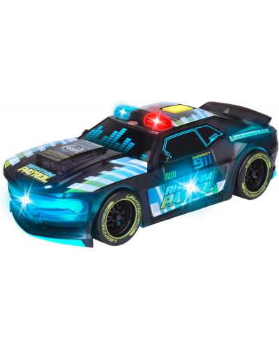 Детска играчка Dickie Toys - Полицейска кола, с мигащи светлини - 1