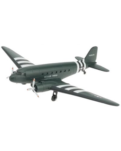 Детска играчка Newray - Самолет, War Style DC 3, 1:48 - 1