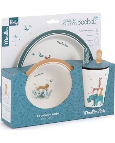 Детски съдове за хранене Moulin Roty Sous mon baobab
