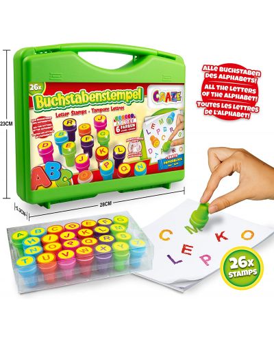 Детски комплект печати Craze - Разноцветни букви - 3