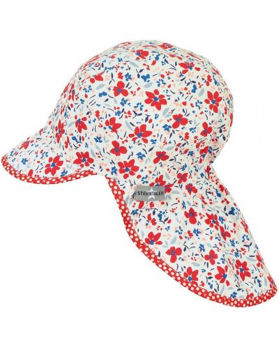 Детска лятна шапка с UV 50+ защита Sterntaler - С платка на тила, 55 cm, 4-7 години - 2