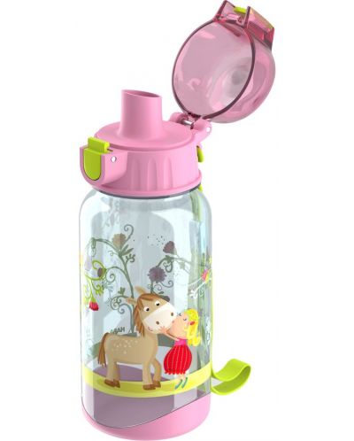 Детско шише Haba - розово, с отвор, 400 ml - 2