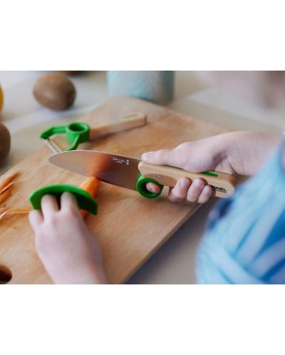 Детски комплект Opinel - Le Petit Chef, зелен - 7