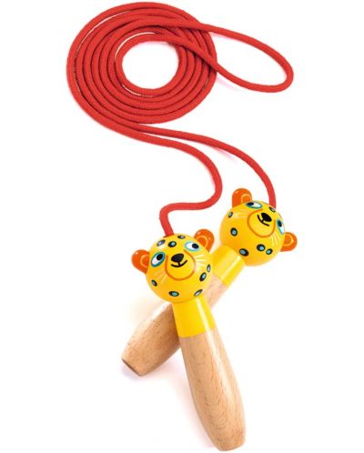 Детско въже за скачане Djeco - Лео, 2 m - 1