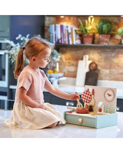 Детска дървена мини кухня Tender Leaf Toys - С аксесоари - 4