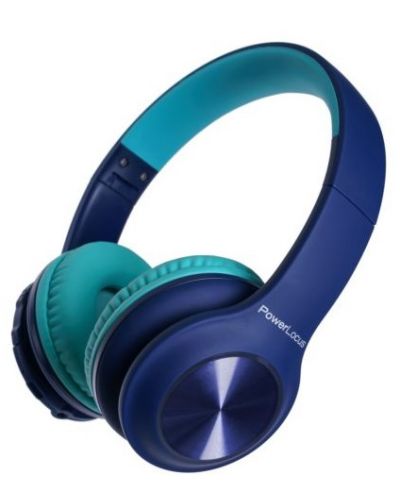 Детски слушалки PowerLocus - PLED, безжични, сини - 3