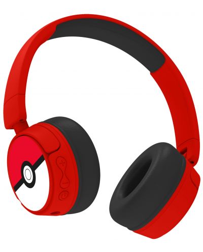 Детски слушалки OTL Technologies - Pokemon Pokeball, червени - 3