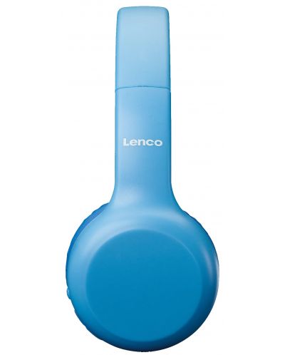 Детски слушалки с микрофон Lenco - HPB-110BU, безжични, сини - 4