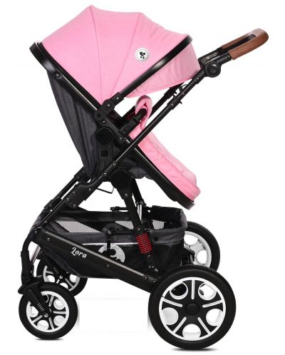 Детска комбинирана количка Lorelli - Lora Set, Candy Pink - 7
