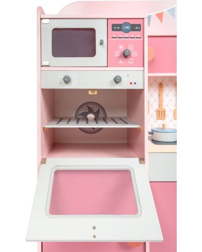 Детска кухня за игра Small Foot - розова, с аксесоари - 4
