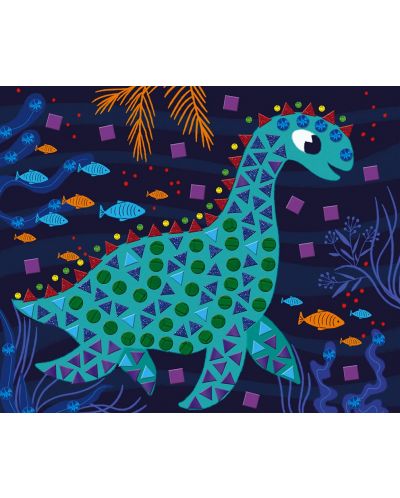 Детска мозайка Janod - Динозаври - 5