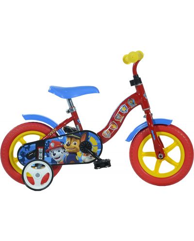 Детски велосипед Dino Bikes - Paw Patrol, 10'', червен - 1