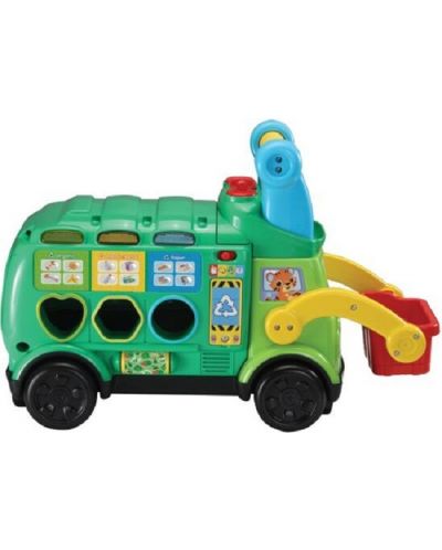 Детска играчка Vtech - Интерактивен камион за рециклиране (английски език) - 2