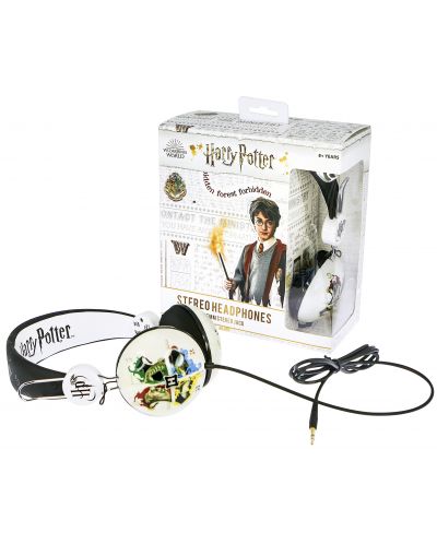 Детски слушалки OTL Technologies - Harry Potter Teen Dome, бели - 4