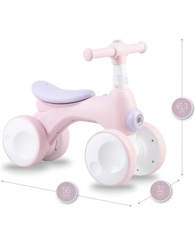 Детско колело за баланс MoMi - Tobis, розово - 8