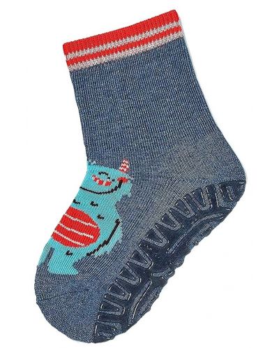 Детски чорапи със силикон Sterntaler - Fli Air, сини, 21/22, 18-24 месеца - 1