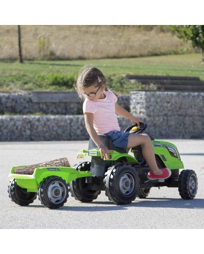 Детски трактор с педали Smoby - Farmer XL, зелен - 6