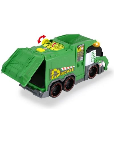 Детска играчка Dickie Toys - Камион за рециклиране, със звуци и светлини - 3